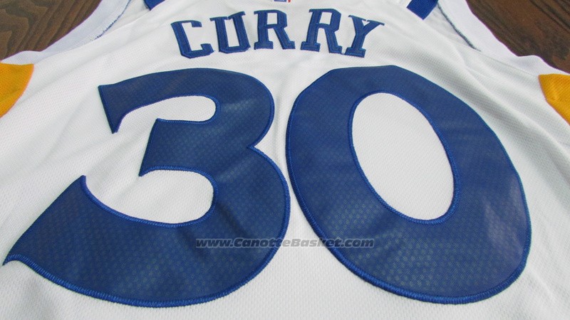 Maglia Bambino Golden State Warriors Stephen Curry #30 2017-18 Bianco